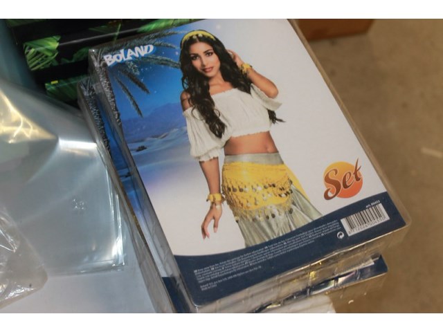 Boland verkleed set danceres 1x geel in ds f - afbeelding 2 van  5