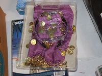 Boland verkleed set danceres 1x paars in ds f - afbeelding 5 van  5