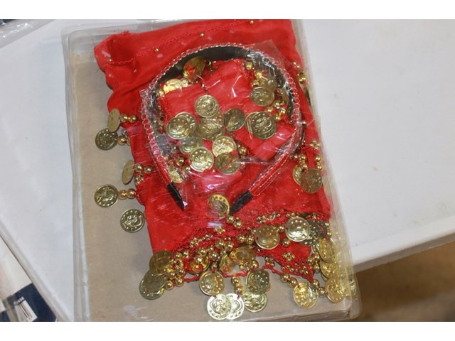 Boland verkleed set danceres 1x rood in ds f - afbeelding 5 van  5