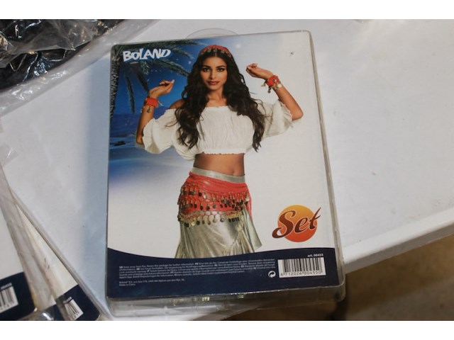 Boland verkleed set danceres 1x rood in ds f - afbeelding 4 van  5