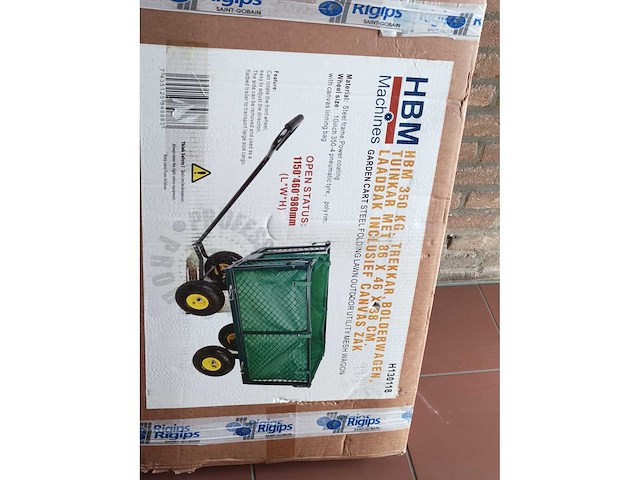 Bolderwagen 3x stuks totaal - afbeelding 1 van  4