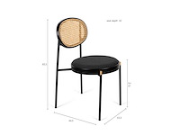 Boldmonkey don't stop the webbing eetkamerstoel (4x) - afbeelding 6 van  8