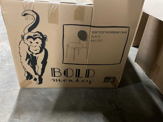 Boldmonkey don't stop the webbing eetkamerstoel (4x) - afbeelding 8 van  8