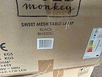 Boldmonkey sweet mesh tafellamp (2x) - afbeelding 6 van  6