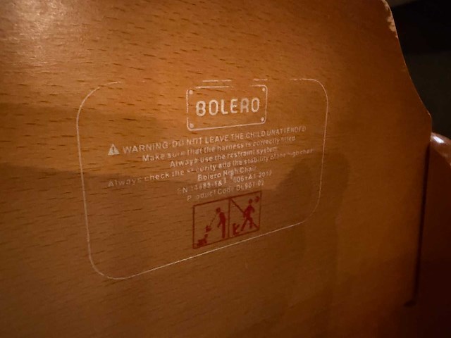Bolero - kinderstoel (3x) - afbeelding 3 van  3