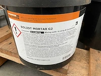 Bolidt mortar g2 emmer á 15kg 2-componenten mortel - afbeelding 2 van  3