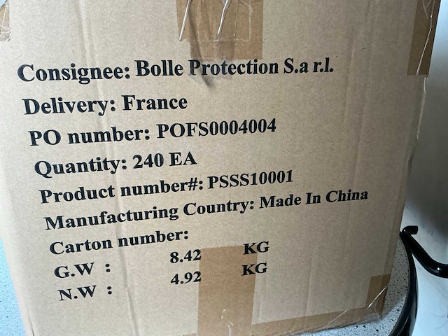 Bollé protective glasses s10 clear pc veiligheidsbril (240x) - afbeelding 3 van  7
