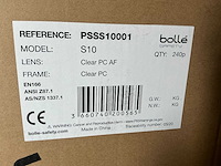 Bollé protective glasses s10 clear pc veiligheidsbril (240x) - afbeelding 5 van  14