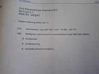 Bollegraaf - 2003 - hbc-60 - persinstallatie - afbeelding 22 van  42