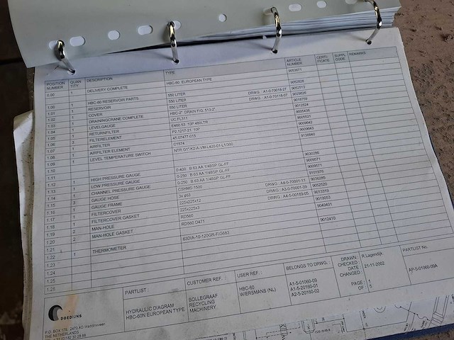 Bollegraaf - 2003 - hbc-60 - persinstallatie - afbeelding 28 van  42