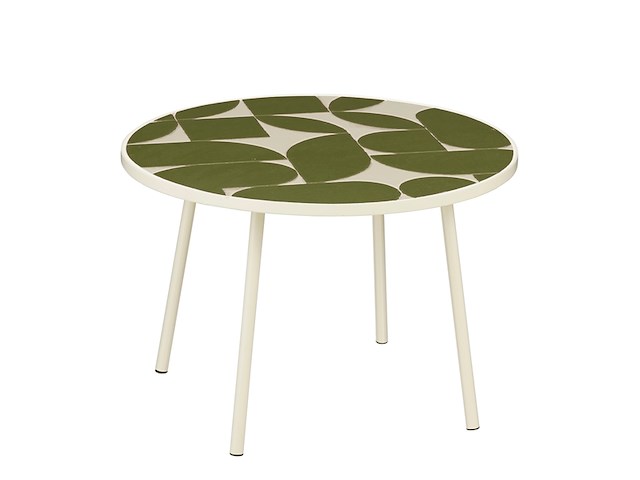 Bologna bijzettafel donker groen metaal 58 cm - afbeelding 1 van  3