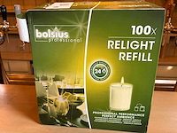 Bolsius relight refill sfeerkaars (400x) - afbeelding 1 van  4