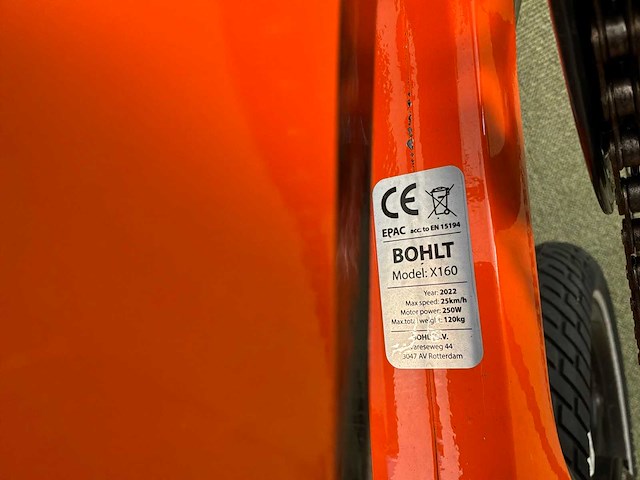 Bolt x160 elektrische vouwfiets - afbeelding 4 van  15