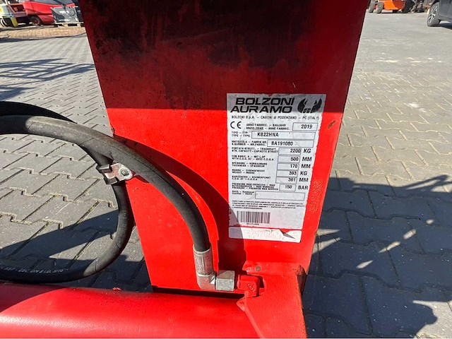Bolzoni auramo kb22hna heftruckpositioneringswagen - afbeelding 4 van  5