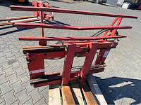 Bolzoni auramo ks28hna heftruckpositioneringswagen met veiligheidsrail - afbeelding 1 van  5