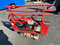 Bolzoni auramo ks28hna heftruckpositioneringswagen met veiligheidsrail - afbeelding 2 van  5