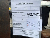 Bolzoni psx6-b6b professionele balenklem voor heftruck - afbeelding 8 van  9