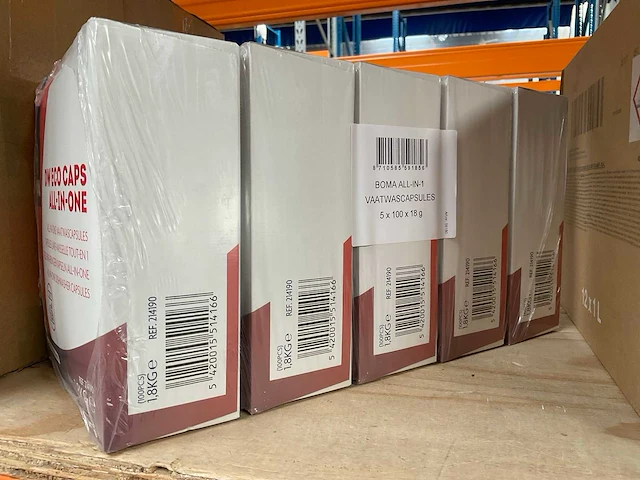 Boma dw eco caps all-in-one doos á 100 stuks vaatwascapsules (5x) - afbeelding 2 van  2