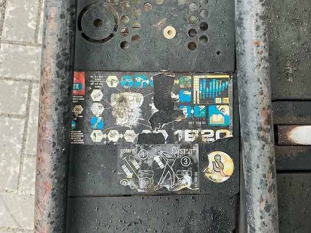 Bomag - 1999 - bp 15/45 d2 - trilplaat - afbeelding 3 van  12