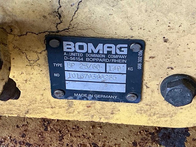 Bomag trilplaat - afbeelding 3 van  3
