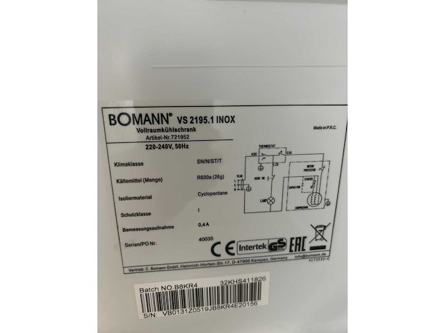 Bomann koelkast | comfee vriezer | miele vaatwasser | privileg wasmachine - afbeelding 6 van  10