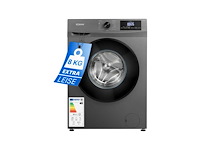 Bomann wa 7185 t wasmachine ; 8kg ; 1400 toeren ; 15 programma ; stoomfunctie ; energieklasse a ; duits display