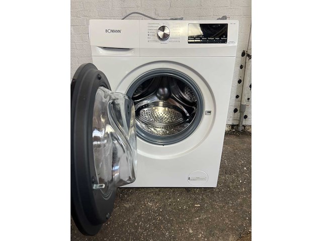 Bomann® wasdroger 8 kg wassen, 5 kg drogen, invertermotor, 1400 omw/min, wat 7186 wit – duits display - afbeelding 2 van  5