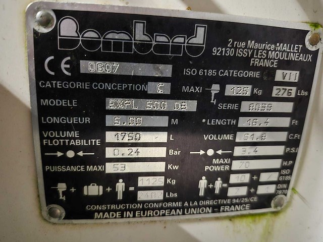 Bombard - explorer 500 db rib - rubberboot - afbeelding 2 van  25