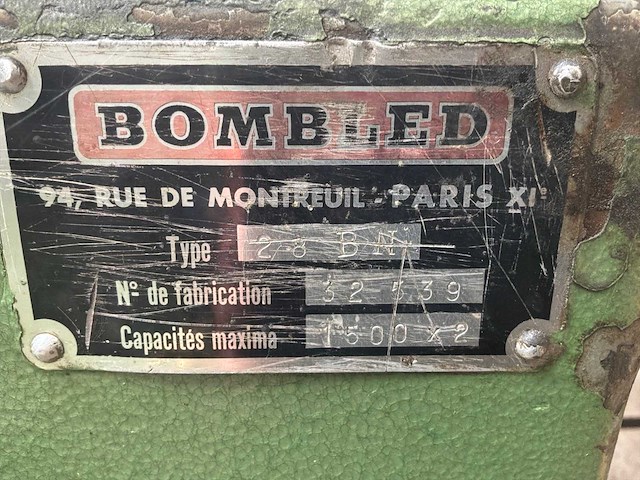Bombled 12-6 bm guillotineschaar - afbeelding 9 van  9