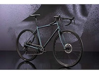 Bombtrack arise sg apex metallic grey blue - maat l 55 cm racefiets - afbeelding 1 van  7