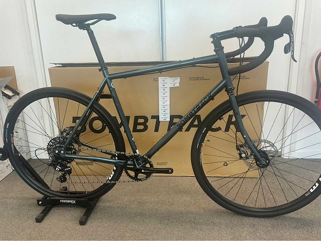 Bombtrack arise sg apex metallic grey blue - maat s 49 cm racefiets - afbeelding 1 van  6