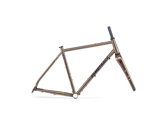 Bombtrack audax frame fork kit metallic dark brown l - 55 frameset - afbeelding 1 van  9