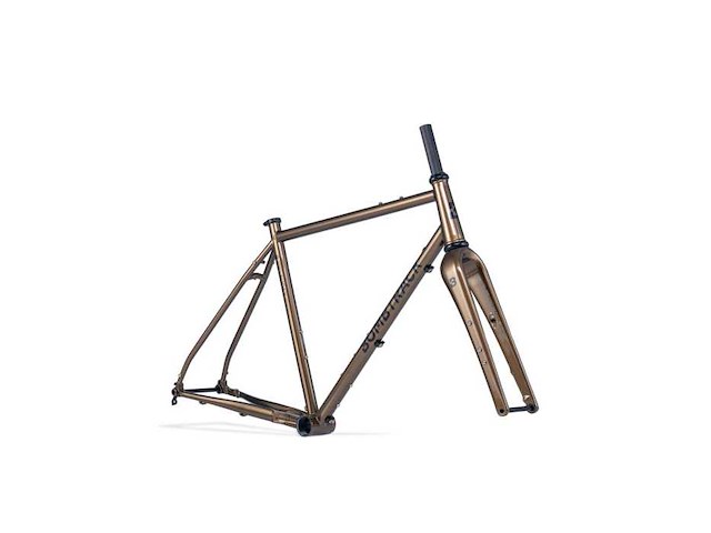Bombtrack audax frame fork kit metallic dark brown l - 55 frameset - afbeelding 3 van  9