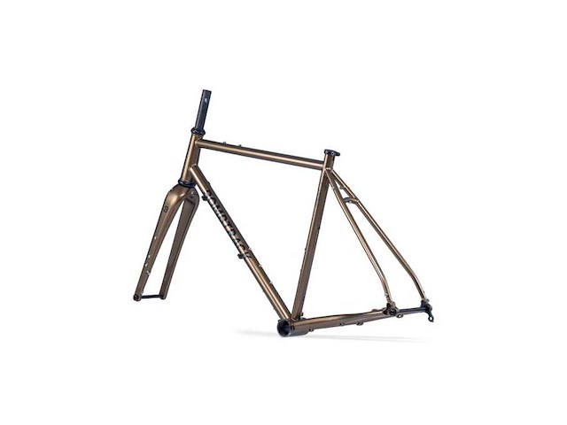 Bombtrack audax frame fork kit metallic dark brown l - 55 frameset - afbeelding 4 van  9