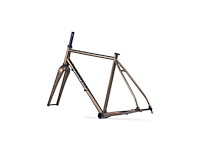Bombtrack audax frame fork kit metallic dark brown l - 55 frameset - afbeelding 4 van  9