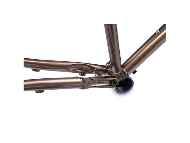 Bombtrack audax frame fork kit metallic dark brown l - 55 frameset - afbeelding 6 van  9