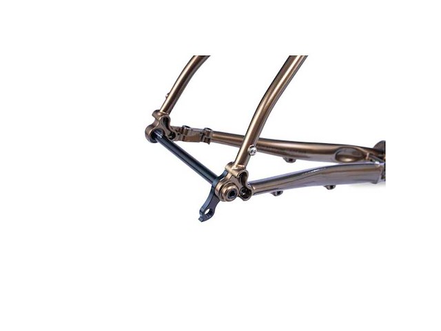 Bombtrack audax frame fork kit metallic dark brown l - 55 frameset - afbeelding 8 van  9