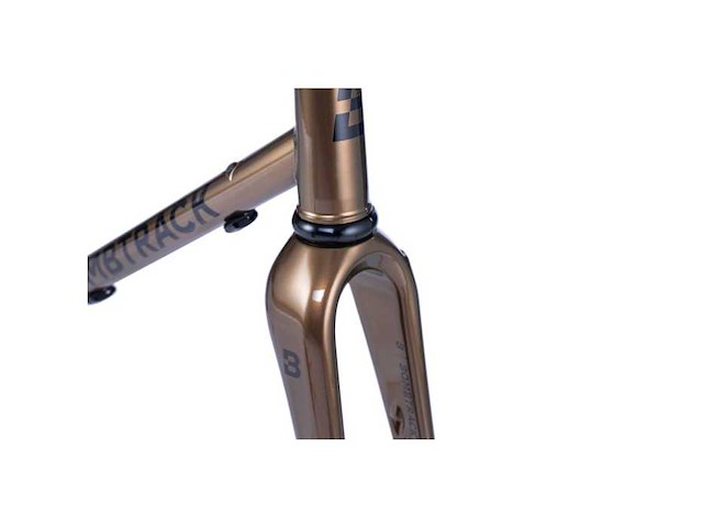 Bombtrack audax frame fork kit metallic dark brown l - 55 frameset - afbeelding 9 van  9