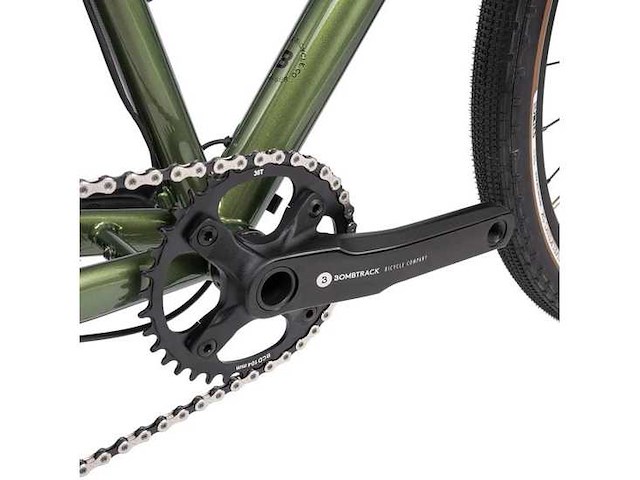 Bombtrack beyond 2 matt metallic green maat m (48) gravelfiets - afbeelding 2 van  12