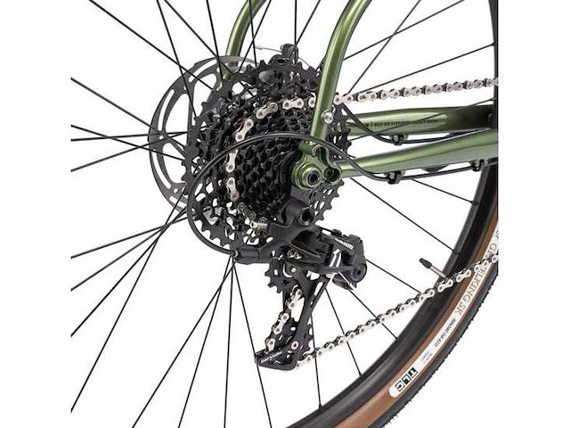 Bombtrack beyond 2 matt metallic green maat s (44) gravelfiets - afbeelding 9 van  12