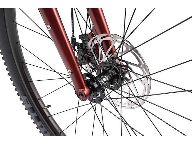 Bombtrack beyond al apex matt metallic red maat s gravelfiets - afbeelding 5 van  8