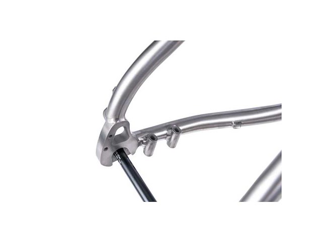 Bombtrack beyond ti frame fork kit titanium/black l - 52 frameset - afbeelding 9 van  9