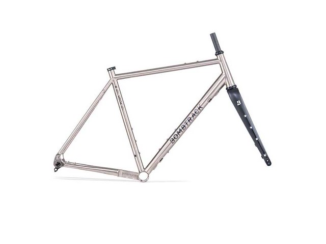 Bombtrack hook ext ti frame fork kit titanium/black m- 53 frameset - afbeelding 1 van  10