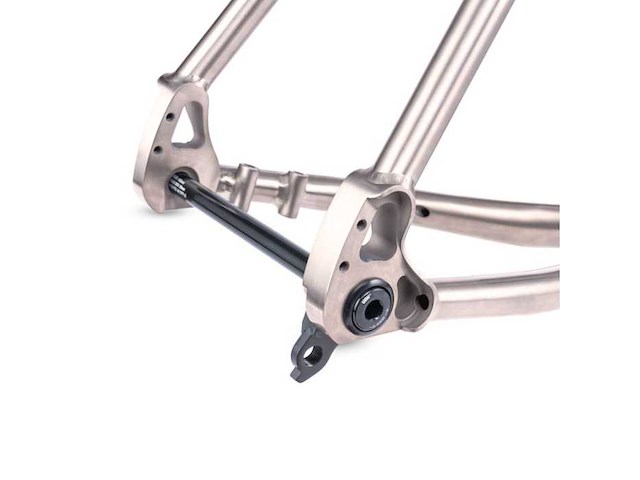 Bombtrack hook ext ti frame fork kit titanium/black m- 53 frameset - afbeelding 5 van  10