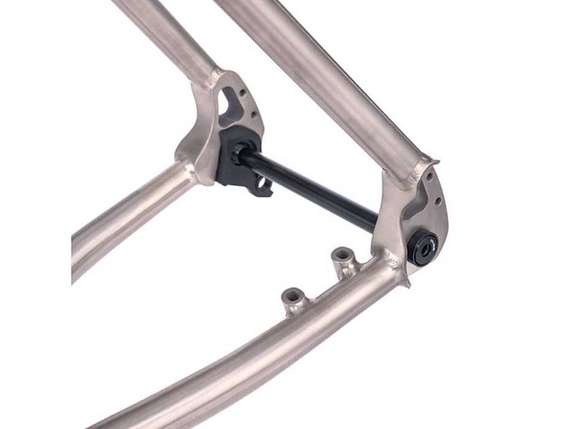 Bombtrack hook ext ti frame fork kit titanium/black m- 53 frameset - afbeelding 6 van  10