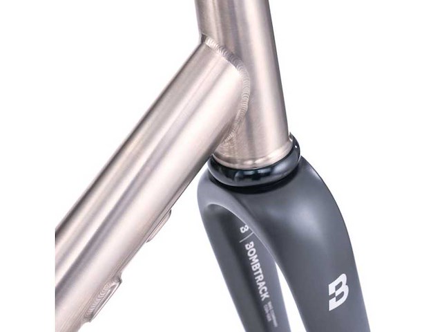 Bombtrack hook ext ti frame fork kit titanium/black m- 53 frameset - afbeelding 8 van  10