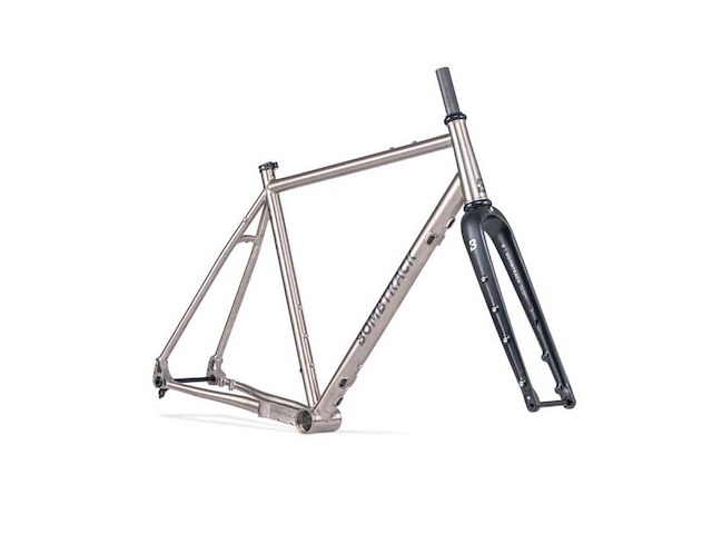 Bombtrack hook ext ti frame fork kit titanium/black m- 53 frameset - afbeelding 9 van  10