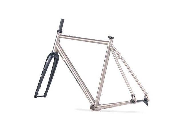 Bombtrack hook ext ti frame fork kit titanium/black m- 53 frameset - afbeelding 10 van  10