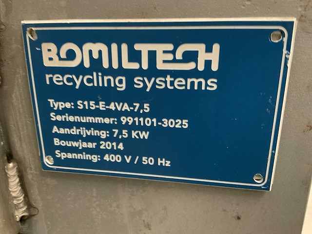 Bomiltech conische ontwaterings schroefpers - afbeelding 7 van  7