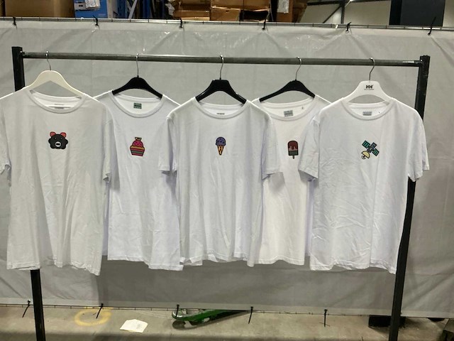 Bona basic t-shirts partij kleding (50x) - afbeelding 1 van  3